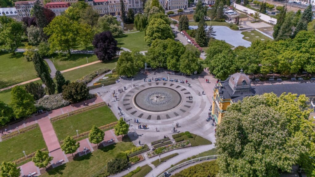 Rekonstrukce zpívající fontány, Mariánské Lázně