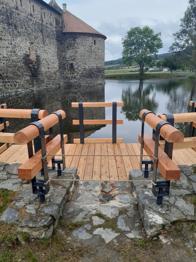 NKP hrad Švihov – obnova vodního příkopu