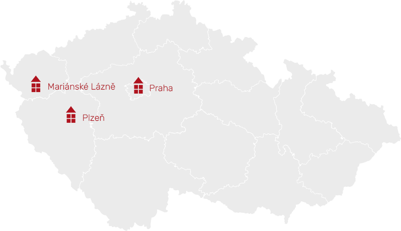 Mapa – kde působíme